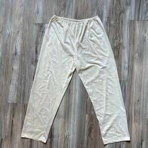 Vintage SEARS Cream/White Sheer Slip Undergarment Pants